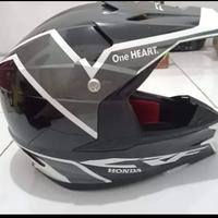Gambar Helm Honda CRF Cross Original - Merah, XL dari ilhamfriki undefined 1 Tokopedia