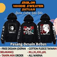 Gambar Hoodie sablon custom satuan desain gambar foto sendiri bebas suka suka - A5+A3, XL dari LizaBee.ID undefined 1 Tokopedia