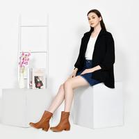 Gambar M&T sepatu boots classical wanita kulit asli - Hitam, 40 dari M&T Indonesia undefined 4 Tokopedia