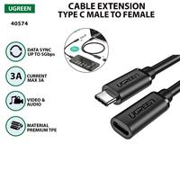 Gambar Ugreen USB Type-C 3.1 Male to Female Extension Cable 0.5M (40574) dari Inti Sukses undefined 1 Tokopedia
