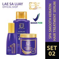 Gambar BPOM Lae Sa Luay Paket 3 In 1 Super Smooth Hair Masker Shampoo Serum dari LaeSaLuayIndonesia_NEW undefined 1 Tokopedia