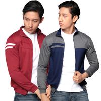 Gambar Jaket Training Sporty Pria - Olahraga Abu, Merah, Maroon, Hitam, Navy Bahan Baby Terry Tebal Nyaman Casual Distro - Warna C dari Gudang Fashion Id undefined 1 Tokopedia