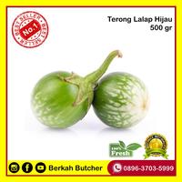 Gambar Terong Lalap Hijau Segar 500 gr Berkah Butcher dari Berkah Butcher undefined 1 Tokopedia