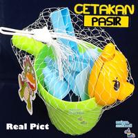 Gambar Mainan Anak Cetakan Pasir Pantai Set 2 in 1 Cetakan dan Teko Air dari Enzy Store_NEW undefined 4 Tokopedia