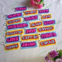 Gambar gantungan kunci nama dari kain flanel gantungan lucu gantungan tas dari Barokah.Jaya Mart undefined 3 Tokopedia