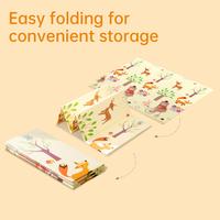Gambar Vusign Baby Playmatt / Karpet Lipat Anak / Matras Bayi Dual Motif WVS9 - 90x200 cm, Biru dari Deli Stationery Indonesia undefined 2 Tokopedia