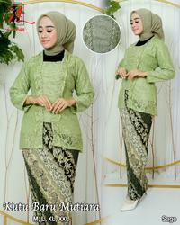 Gambar Setelan Kebaya Kutu Baru Brukat Mutiara Warna Baby Blue - DUSTY PINK, XL dari KUNTUMBUNGASHOP undefined 5 Tokopedia