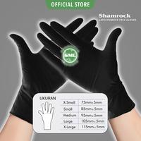 Gambar Shamrock Latex Powder Free Gloves | Sarung Tangan Karet warna HITAM - Small dari Shamrock Jakarta undefined 2 Tokopedia