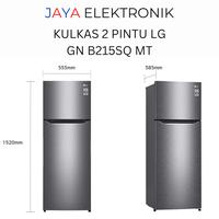 Gambar Kulkas 2 Pintu LG GN B215SQ MT dari Jaya Elektronik Singkawang undefined 2 Tokopedia