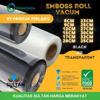 Gambar PLASTIK VACUM EMBOS VACUUM SEALER ROLL EMBOSSED VAKUM MAKANAN - 12cm x 5m, Hitam dari Sultan Packing undefined 1 Tokopedia