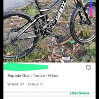 Gambar giant trance hitam dari megah jaya bike 1 undefined 1 Tokopedia