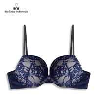 Gambar Bra Floral Push Up Bombshell Dark Blue - 34A dari Bra Shop Indonesia undefined 1 Tokopedia