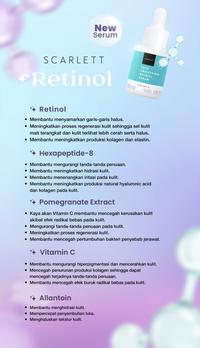 Gambar serum retinol scarlett whitening dari Msglow_indygo undefined 2 Tokopedia