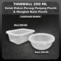 Gambar Mangkuk Plastik 200 ml - RECT dari Hygiene FC undefined 1 Tokopedia
