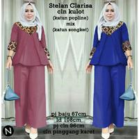 Gambar setelan wanita/set baju kulot/baju kantor/pakaian kerja/set muslimah dari Fika Olshop Store undefined 4 Tokopedia
