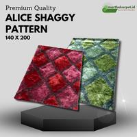 Gambar KARPET SHAGGY CANTIK ALICE SHAGGY PATTERN RUG 140X200CM - RED01 dari Martha Karpet Bali undefined 1 Tokopedia
