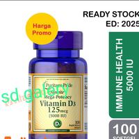 Gambar Puritan Pride Vitamin D3 5000 IU 100 Softgels dari BSD gallery undefined 2 Tokopedia