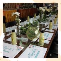 Gambar TABLE DECORATION SET RUSTIC BIRTHDAY ENGAGEMENT WEDDING - STAND CARD dari Kaleido shop_NEW undefined 2 Tokopedia