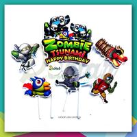 Gambar Custom Topper Cake Nama / Foto karakter Zombie Tsunami - Hiasan kue - Custom Nama dari Galsshopeducation undefined 1 Tokopedia