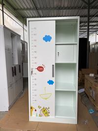 Gambar Lemari Plat Besi Pintu Sliding Motif Anak versi kecil dari Ngisirumahid undefined 3 Tokopedia
