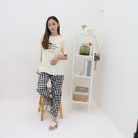 Gambar Sleepolic - SATURDAY Bamboo Set - Baju Tidur Kaos Piyama Bambu Wanita - Tgn Pdk Cln Pdk dari sleepolic undefined 2 Tokopedia