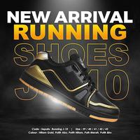 Gambar Sepatu olahraga dengan desain yang cocok untuk kerja dan jalan-jalan - Hitam, 39 dari OmegaJava undefined 1 Tokopedia