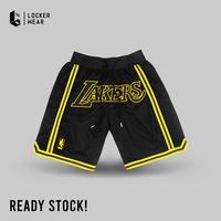 Gambar Celana Just Don Jersey Basket Swingman NBA Lakers Hitam Grade Ori Pria - M dari Lockerwear Sports Apparel undefined 1 Tokopedia