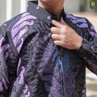 Gambar Kemeja Batik Pria Premium Jiwatrisna Katun Primis Lapis Furing Trendi - M dari Batik Rupawan undefined 4 Tokopedia