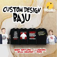 Gambar custom baju kaos nama / gambar / logo satuan lusinan bikin baju - S, Putih dari TRIJALS STORE undefined 1 Tokopedia