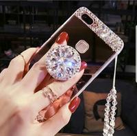 Gambar Diamond Plated Mirror Case For Xiaomi Redmi 4X & Ring Stand - Polos (Rose) dari silver phone undefined 3 Tokopedia