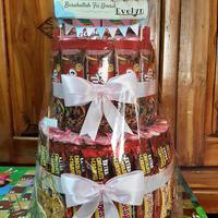Gambar Snack Cake 2 Tingkat | Kado & Hampers Snack Cake - Snack Cake 2, Money Pull Out dari HifaStores undefined 3 Tokopedia