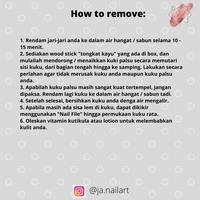 Gambar Fake nails Pink White custom press on Kuku Palsu Premium 10 pcs/set dari Nailart Malang undefined 5 Tokopedia