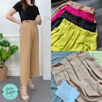 Gambar Malva Bawahan Celana Kulot Panjang Wanita Korea Jumbo Polos Murah - Navy dari Yeha Outfits undefined 1 Tokopedia