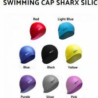 Gambar Topi Renang Swimming Cap Shark Silicon - Kuning dari Hobistore888 undefined 2 Tokopedia