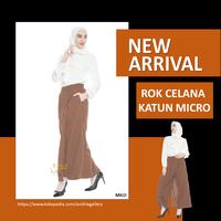 Gambar Rok Celana Katun Micro Bahan Jatuh Ringan Flowy Halus Polos Milo - S dari Andrie Gallery undefined 1 Tokopedia