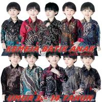 Gambar Baju Batik Lengan Panjang Anak Laki - laki Umur 3 - 14th _ Batik Anak - Petir coklat, L dari Aliyah Jaya Shop undefined 1 Tokopedia