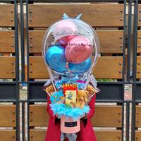 Gambar Bucket Balon/Balon Ucapan/Bouquet snack Kode 012 -b - miki florist - Pink dari MIKI FLORIST JKT undefined 4 Tokopedia