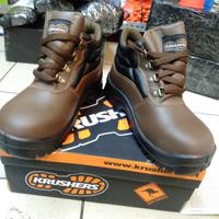 Gambar Sepatu Saftey KRUSHERS FLORIDA Black/Brown Original - Cokelat, 44 dari Pusat Alat Safety Jkt undefined 4 Tokopedia