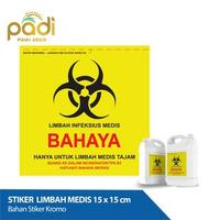 Gambar Stiker Label Limbah Medis B3 | Stiker Limbah Medis Uk. 15 x 15 cm dari payu abadi undefined 1 Tokopedia