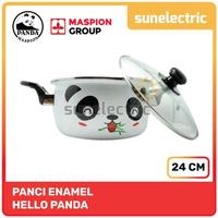 Gambar Maspion Ena Hello Panda Panci Enamel Serbaguna Anti Karat Diameter 24 dari mikailapramesti undefined 3 Tokopedia