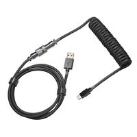 Gambar Coiled Cable Cooler Master USB-C Double Sleeved Aviator Kabel Keyboard - Black dari ESES Komputer undefined 2 Tokopedia
