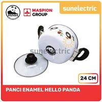 Gambar Maspion Ena Hello Panda Panci Enamel Serbaguna Anti Karat Diameter 24 dari mikailapramesti undefined 4 Tokopedia