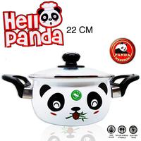 Gambar Maspion Panci Enamel Hello Panda Ukuran 22 Cm Hellopanda22 Panci Set dari mikailapramesti undefined 3 Tokopedia