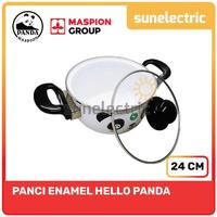 Gambar Maspion Ena Hello Panda Panci Enamel Serbaguna Anti Karat Diameter 24 dari mikailapramesti undefined 2 Tokopedia