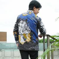 Gambar KEMEJA BATIK PRIA MOTIF HARIMAU BAHAN DOBBY PREMIUM - XXXL dari Batik berkah store undefined 2 Tokopedia