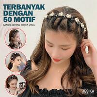 Gambar Bando kepang korea motif mata jepit wanita dewasa cantik pesta P2 - Bunga mata dari numbertwo ID undefined 1 Tokopedia