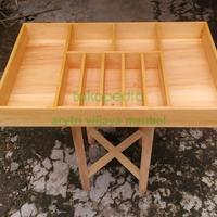 Gambar KOTAK SENDOK KAYU MAHONI 72×46×7 CM CUTLERY TRAY MAHOGANY FULL KAYU dari arytri wijaya meubel undefined 5 Tokopedia