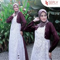 Gambar GAMIS SEPLY MEYRA 124 - XL dari pojok hanifa undefined 2 Tokopedia