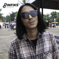 Gambar KACAMATA THUG LIFE SQUARE BLACK / KACAMATA HITAM MINECRAFT - Full black dari Infiks Invision undefined 5 Tokopedia