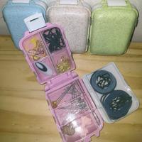 Gambar Kotak Jarum Pentul Unik Tempat Peniti Sekat Box Hijab Travel Kit Cilik - Box+nma+hiasan, Pink dari Sovhia Laurenza undefined 2 Tokopedia